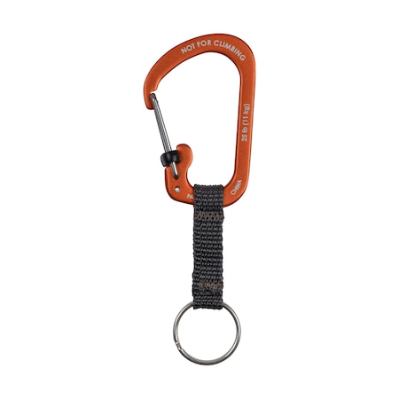 Nite Ize 2023 Nite Ize Slidelock Key Ring Aluminum, Orange NIT-CSLAW3-19-R6